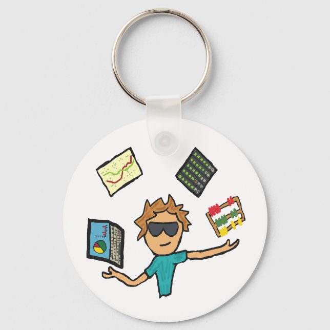 Data Science Key Ring (Front)