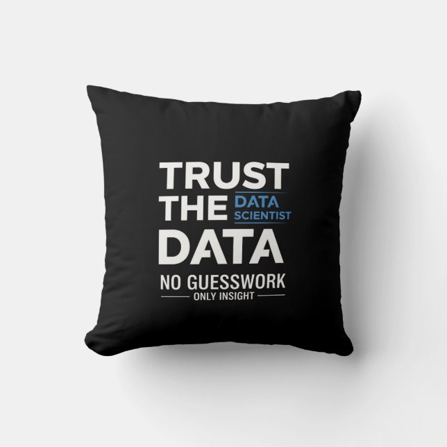 Data Scientist Analytics Lover Gift Cushion (Front)
