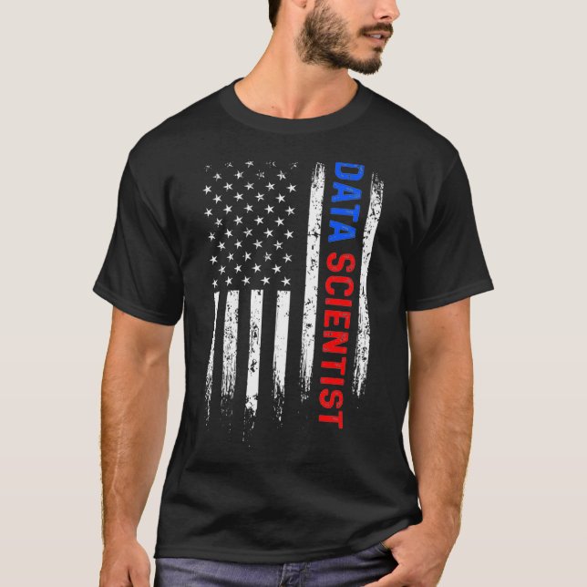 Data Scientist Brain Data Science Mining Analyst P T-Shirt (Front)