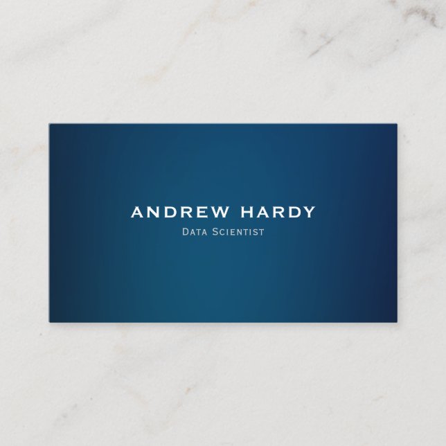 Data Scientist Business Card (Front)