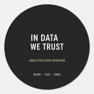 Data Scientist Classic Round Sticker