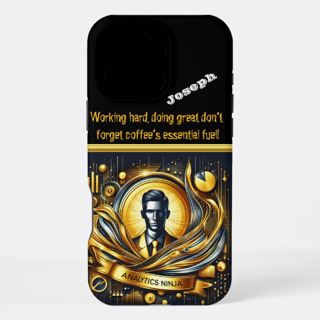 Data Scientist Crafting Analytics Magic iPhone Case (Back)