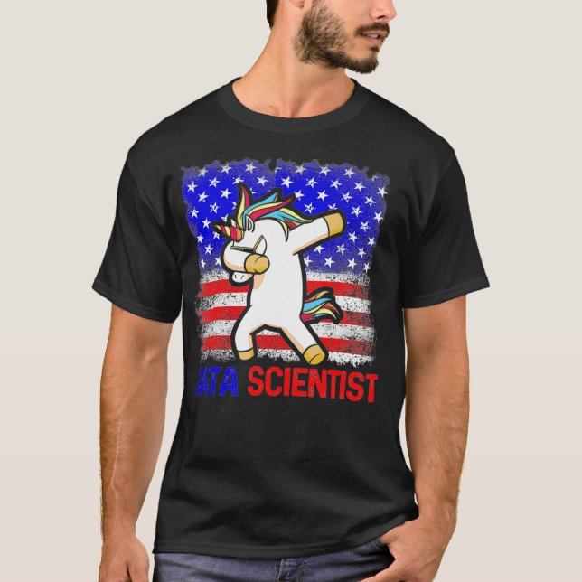 Data Scientist Educate Data Science Mining Analyst T-Shirt (Front)