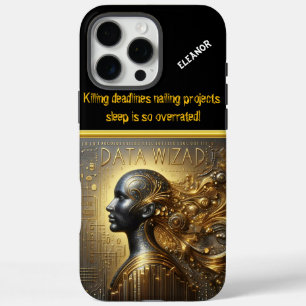 Data Scientist in Tech Art iPhone 16 Pro Max Case