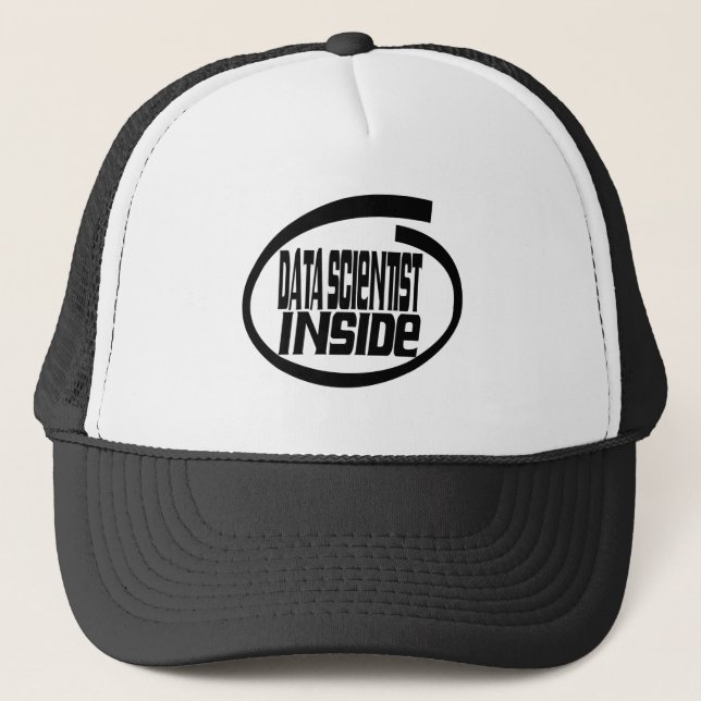 Data scientist Inside Trucker Hat (Front)