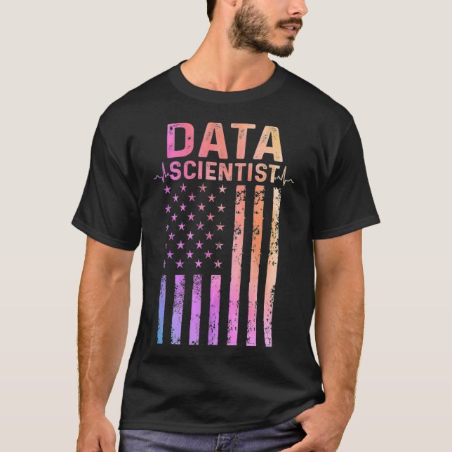 Data Scientist Inspire Data Science Mining Analyst T-Shirt (Front)