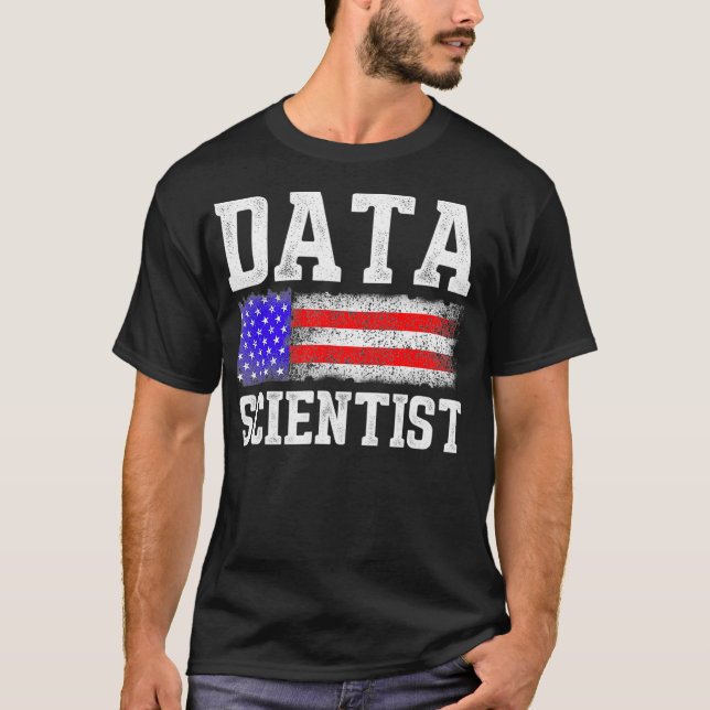 Data Scientist Practiced Data Science Mining Analy T-Shirt (Front)