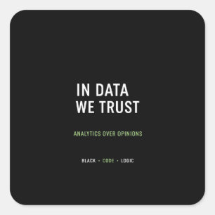 Data Scientist Square Sticker