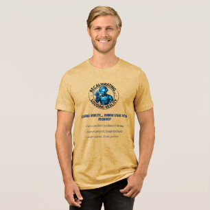 Data Static Robots Reality Colours Tri-Blend Shirt