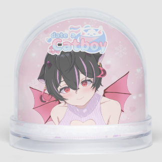 Date A Catboy Official Snowglobe