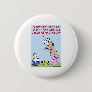 date angelina jolie pimp genie lamp 6 cm round badge