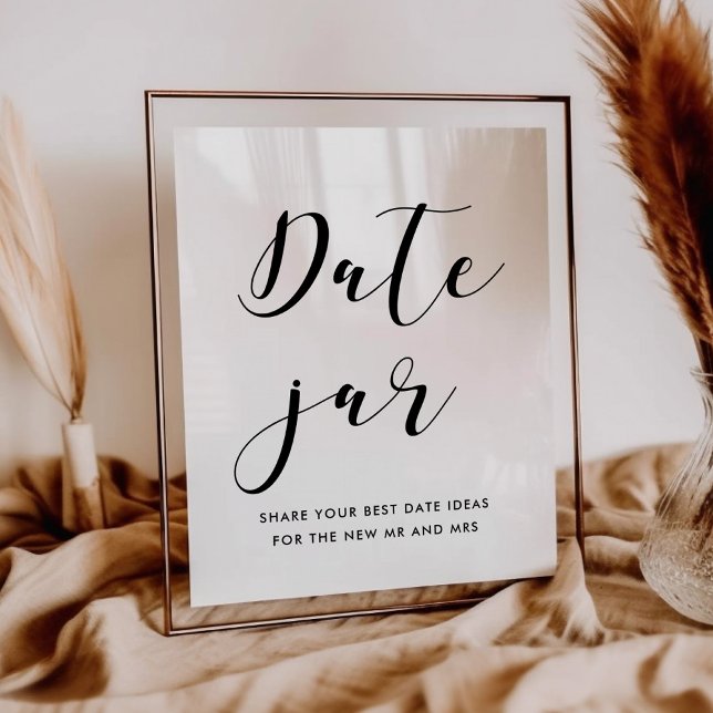 Date jar wedding sign (Creator Uploaded)