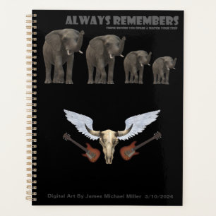 Date journal by James Michael Miller Planner
