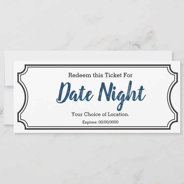 Date Night Gift Ticket (Front)