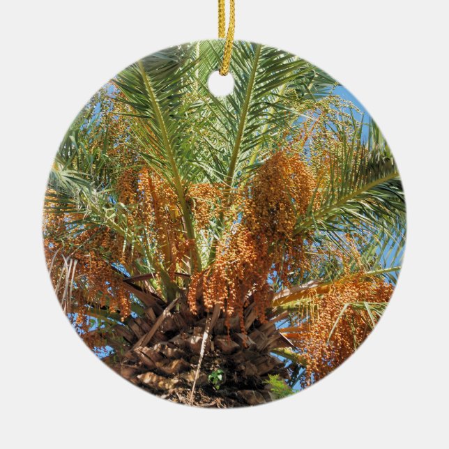 Date palm ceramic ornament (Front)
