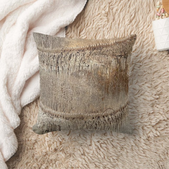 Date Palm Tree Trunk Texture Closeup Photo Image Cushion (Blanket)