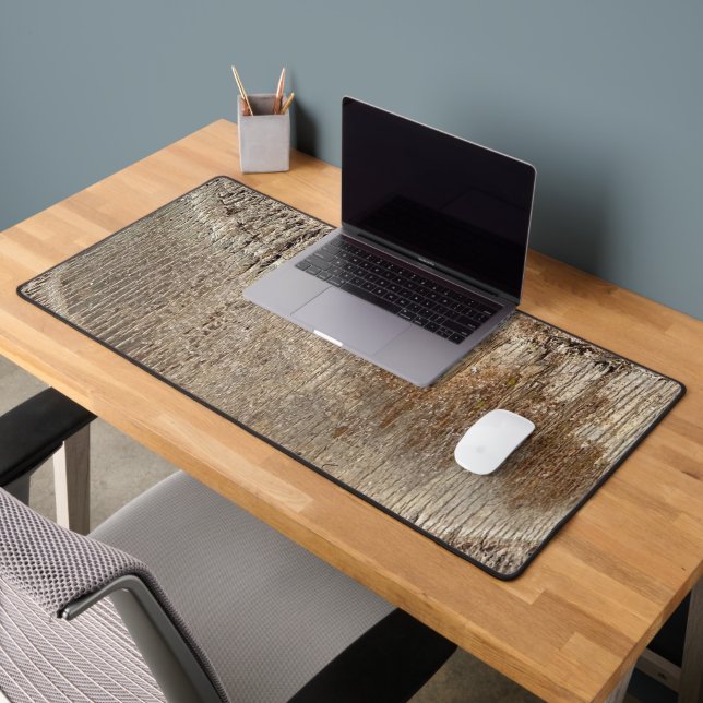 Date Palm Tree Trunk Texture Closeup Photo Image Desk Mat (Office 2)