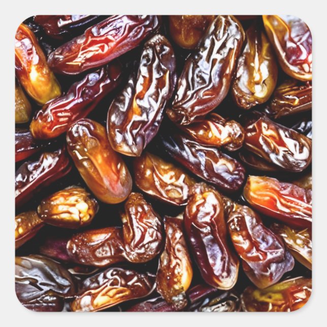 Dates Square Sticker (Front)