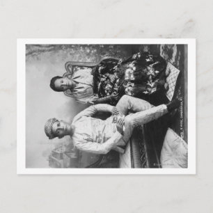 Dato Mandi and Wife in the Philippines Photograp Postcard