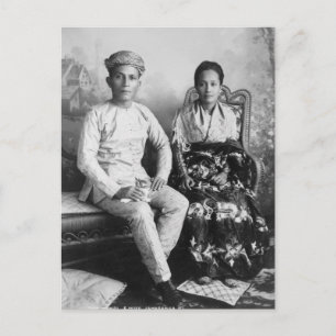 Dato Mandi and Wife - Philippines Postcard
