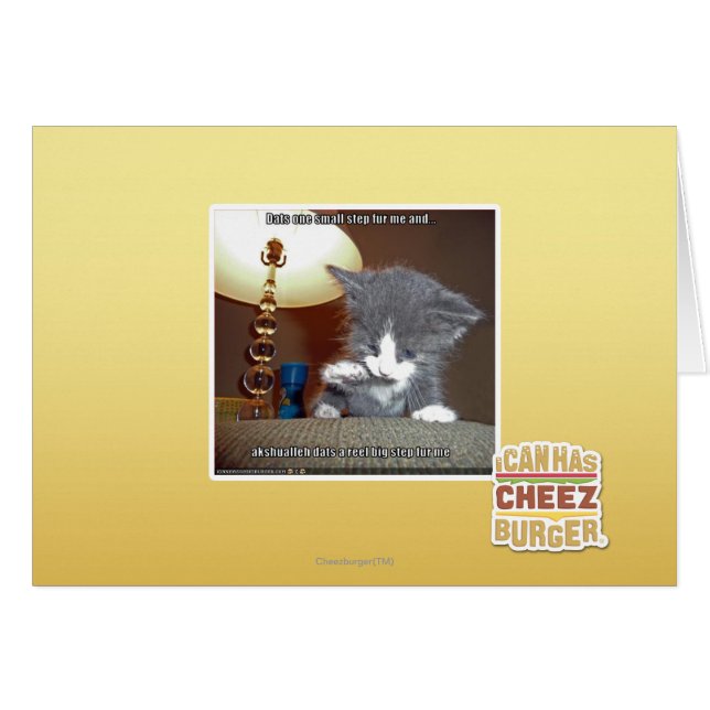 Dats one small step fur me (Front Horizontal)