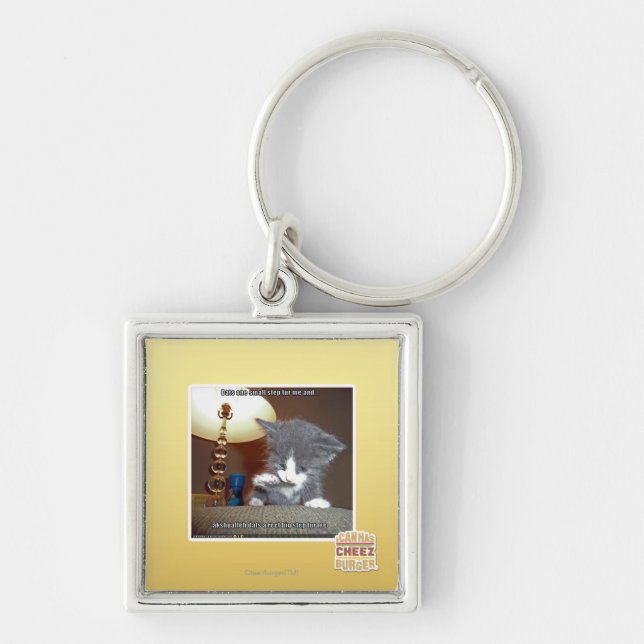 Dats one small step fur me key ring (Front)