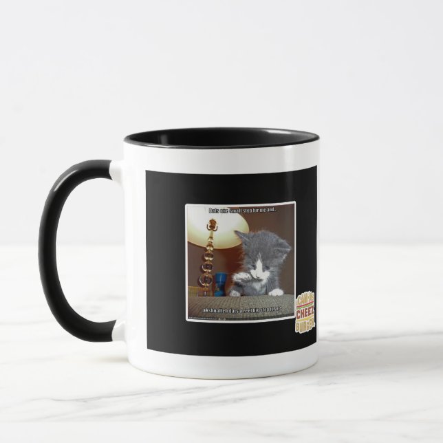 Dats one small step fur me mug (Left)