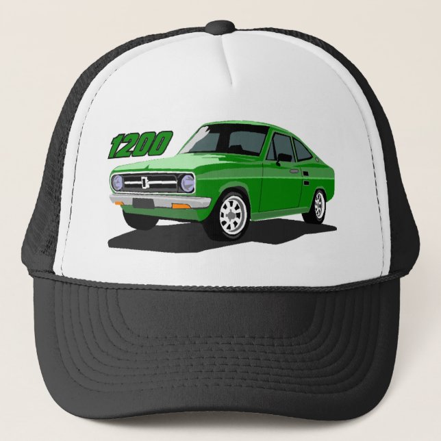 DATSUN 1200 Green Trucker Hat (Front)