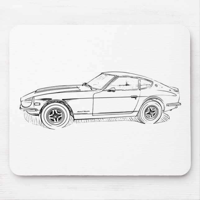 Datsun 240Z Mouse Pad (Front)