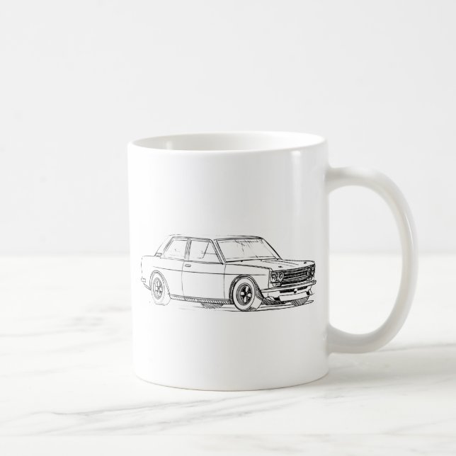 Datsun 510 coffee mug (Right)
