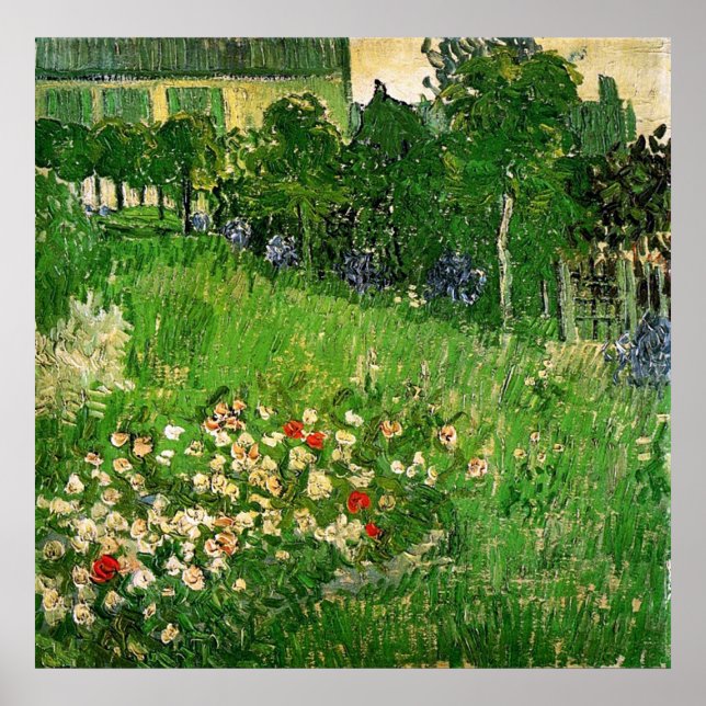 Daubigny's Garden by Van Gogh Poster (Front)