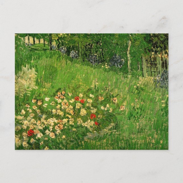 Daubigny's Garden by Vincent van Gogh, Le Jardin Postcard (Front)