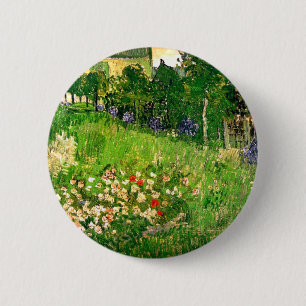 Daubigny's Garden Van Gogh Fine Art 6 Cm Round Badge