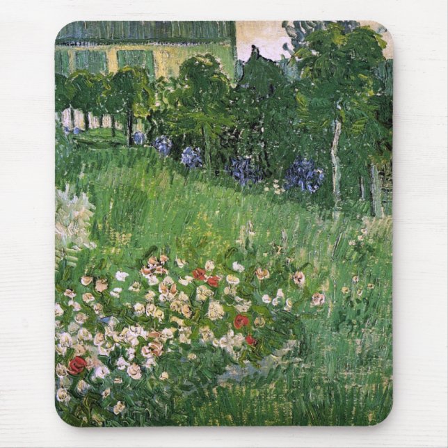 Daubigny's Garden Van Gogh Fine Art Mouse Pad (Front)
