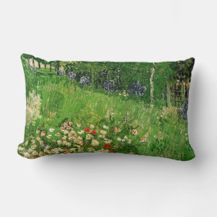 Daubigny's Garden. Vincent van Gogh. beautiful Lumbar Cushion