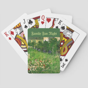 Daubigny's Garden, Vincent Van Gogh. beautiful Playing Cards