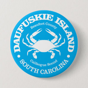 Daufuskie Island (crab) 7.5 Cm Round Badge