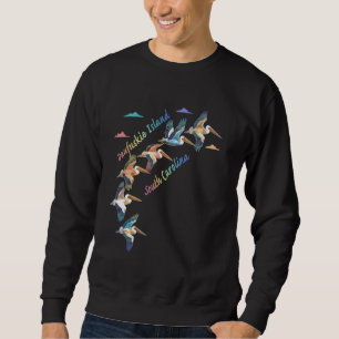 Daufuskie Island South Carolina Colourful Tie-Dye  Sweatshirt