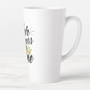 Daughter 1st Birthday Moms Dads Princess Latte Mug