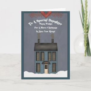 Daughter, 1st Christmas in New Home Holiday Card