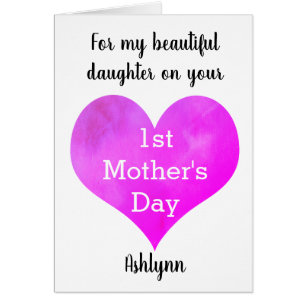 Daughter 1st Mother's Day Card