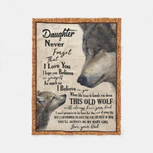 Daughter And Father Blanket