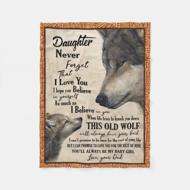 Daughter And Father Blanket (Front)