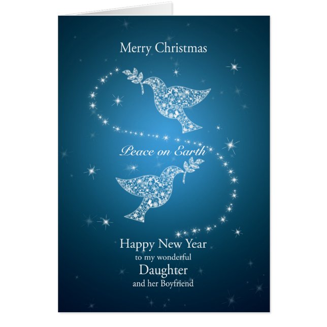 Daughter and her boyfriend, Doves Christmas (Front)