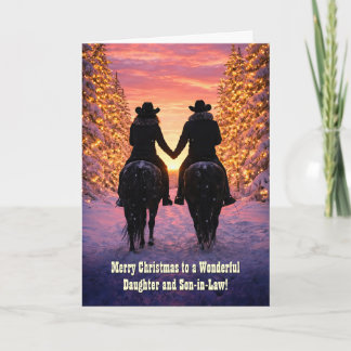Daughter and Son in Law Country Western Outdoors Card