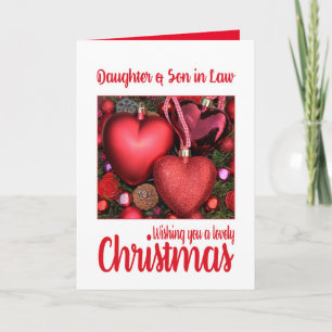 Daughter and Son in Law Lovely Christmas card