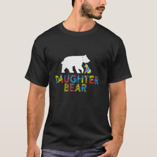 Daughter Bear Autism Awareness Proud Autism T-Shirt