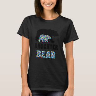 Daughter Bear Autism Awareness T-Shirt