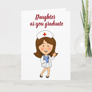 **DAUGHTER BECOMES NURSE** SO PROUD OF YOU CARD
