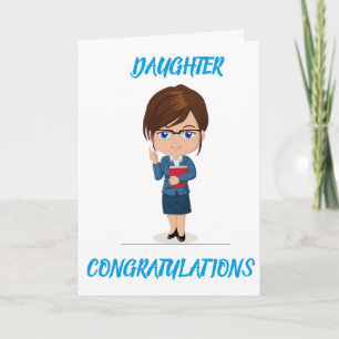 ***DAUGHTER*** BECOMES TEACHER SO PROUD CARD